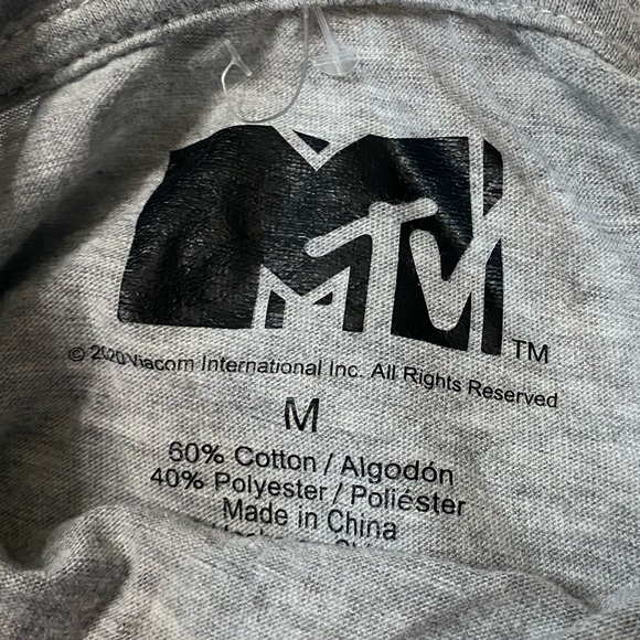 MTV Music Television Tie Dye Logo Crop Top - Picture 3 of 3